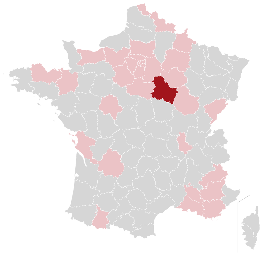 Carte de l'agence NGAN Yonne