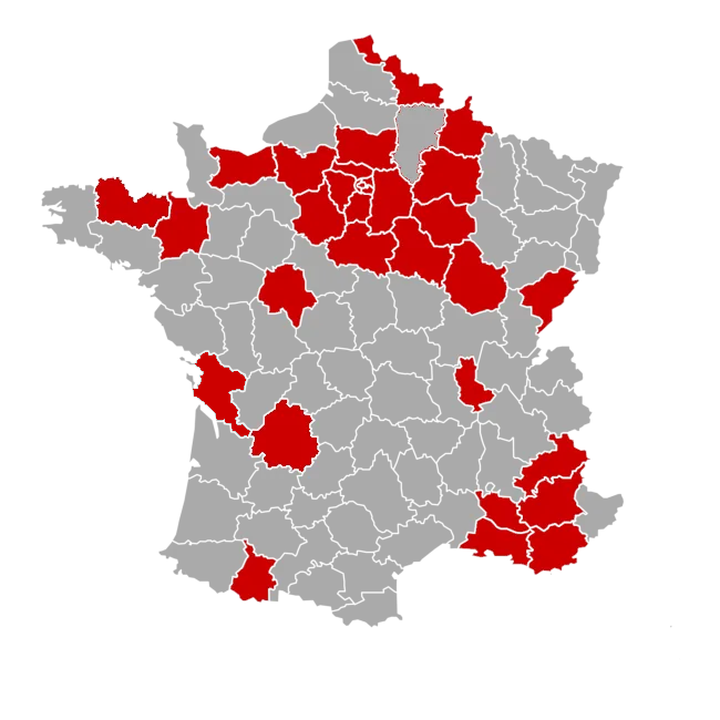 Carte de France Ngan