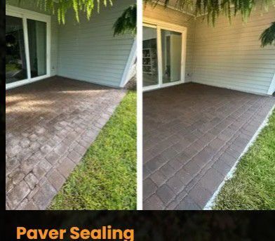 Before And After Paver Sealing Before And After Paver Sealing