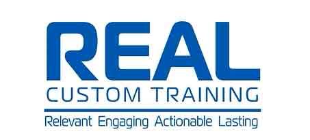 Logo with blue