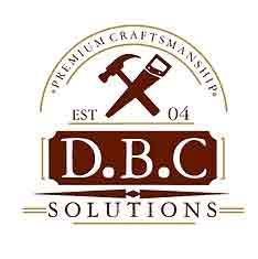 Logo: Brown and white with hammer and saw, 