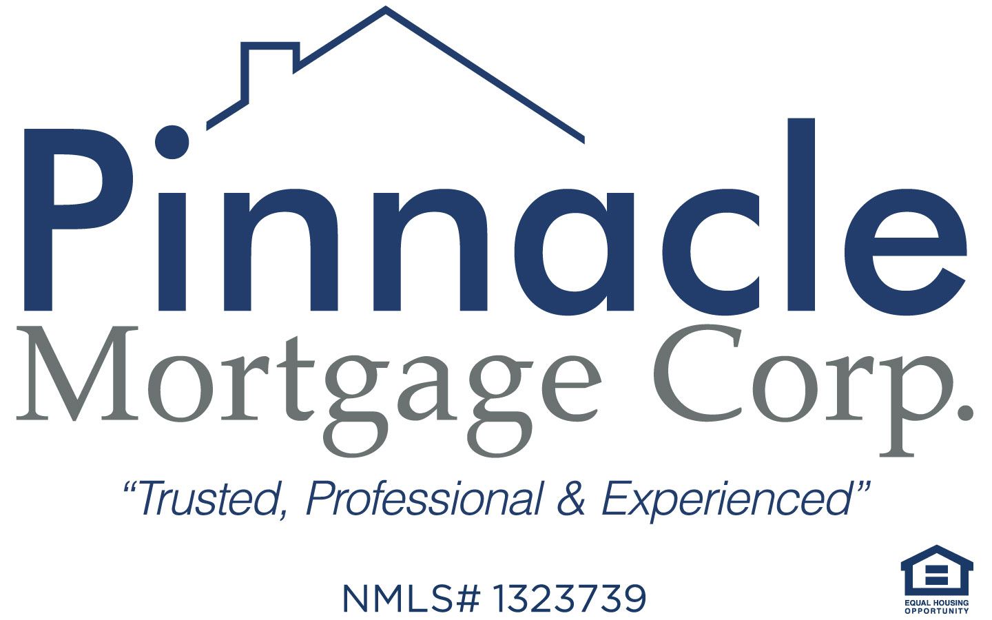 Logo for Pinnacle Mortgage Corp. with text