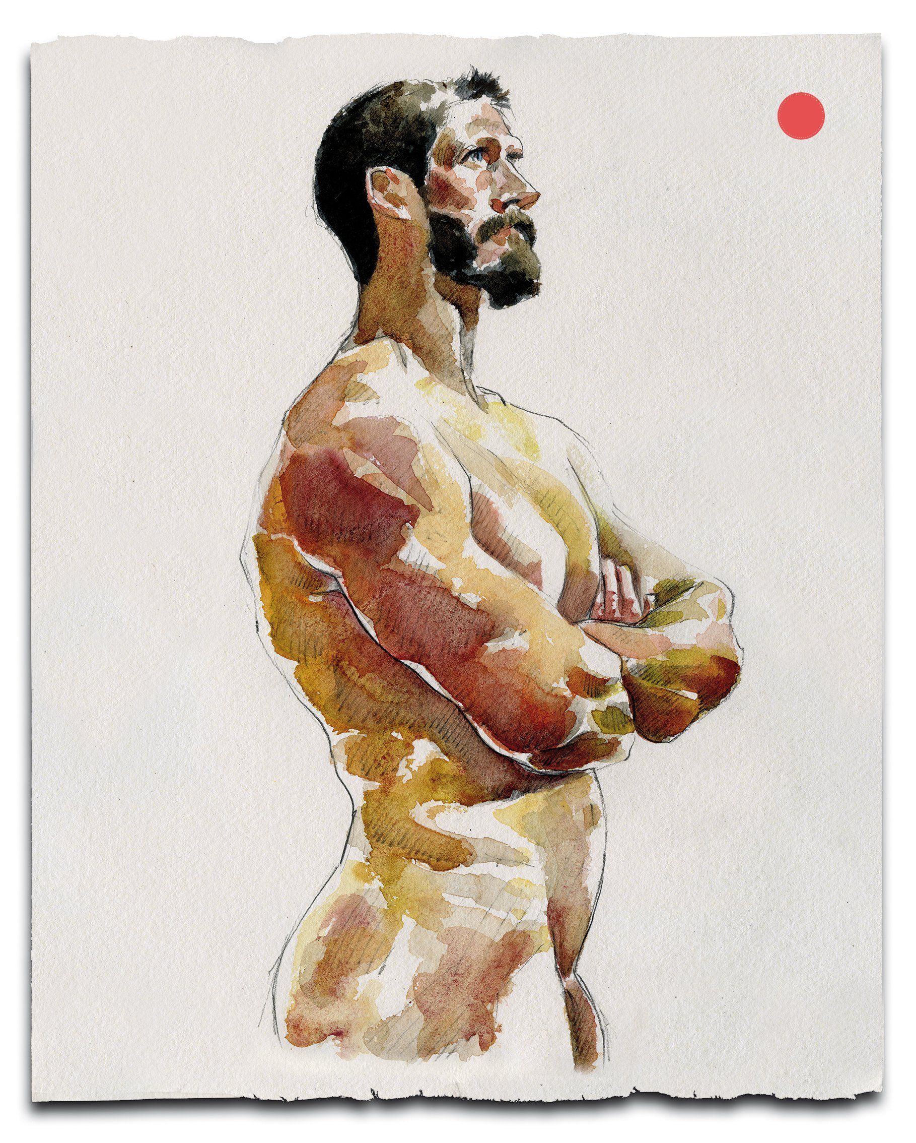 Watercolour Nude