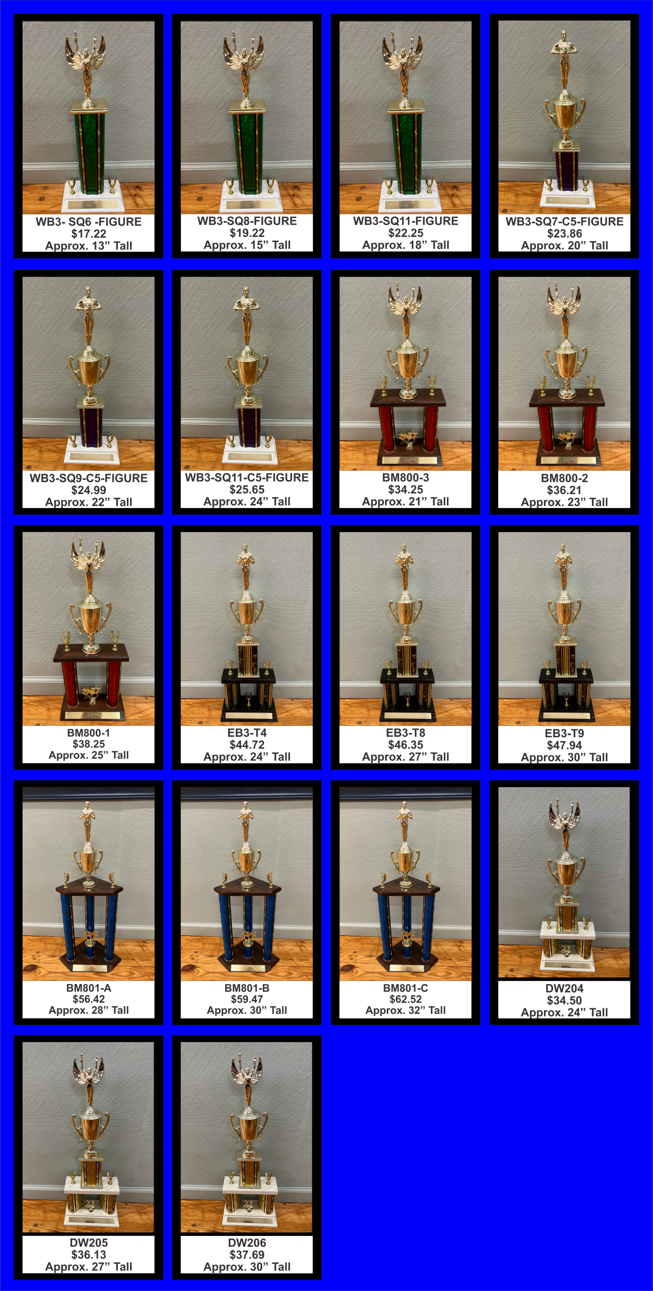 Car shows trophies — Easley, SC — TU Engraving & Awards Car shows trophies — Easley, SC — TU Engraving & Awards