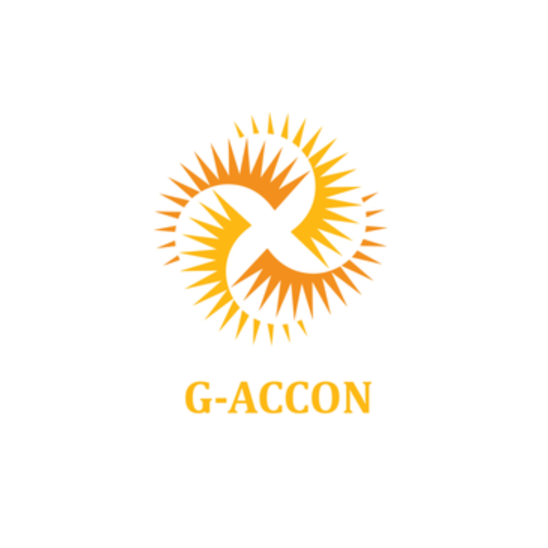 A logo for a company called g-accon
