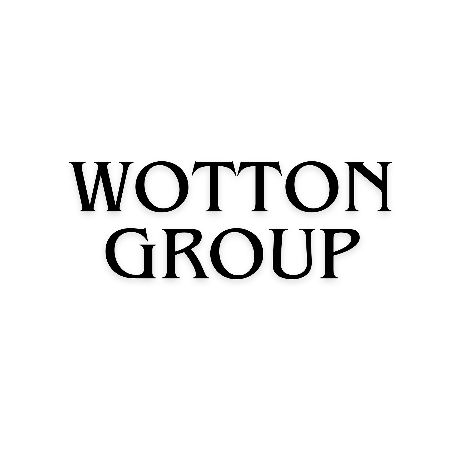 Wotton Group logo in black serif text on a white background