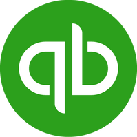 the qb logo is in a green circle on a white background .