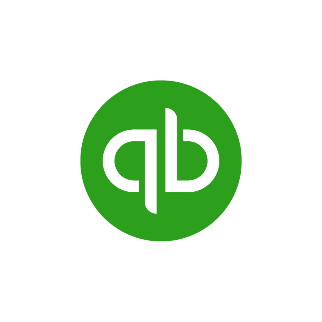The qb logo is in a green circle on a white background.