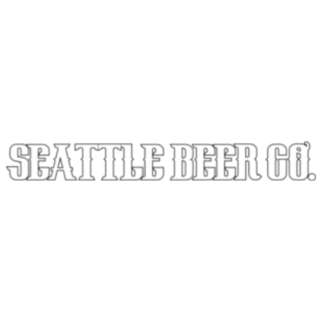 A logo for seattle beer co. on a white background