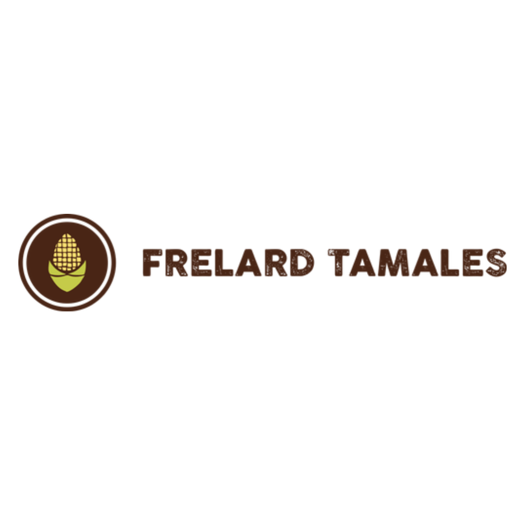 The logo for frelard tamales shows a corn on the cob in a circle.