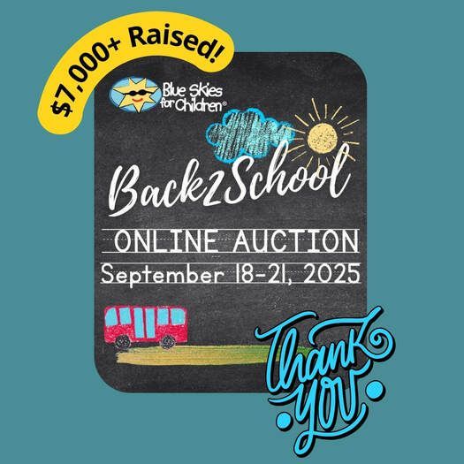 Online auction graphic. Chalkboard with 