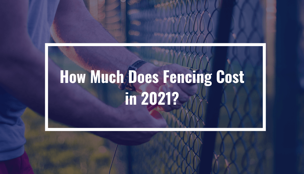 Picture of a man working on a chain link fence.