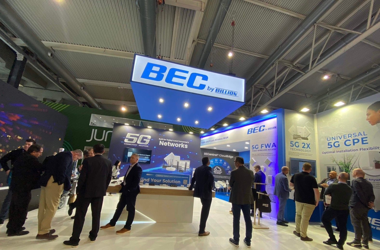 BILLION presented the up-to-date 5G FWA solution at MWC