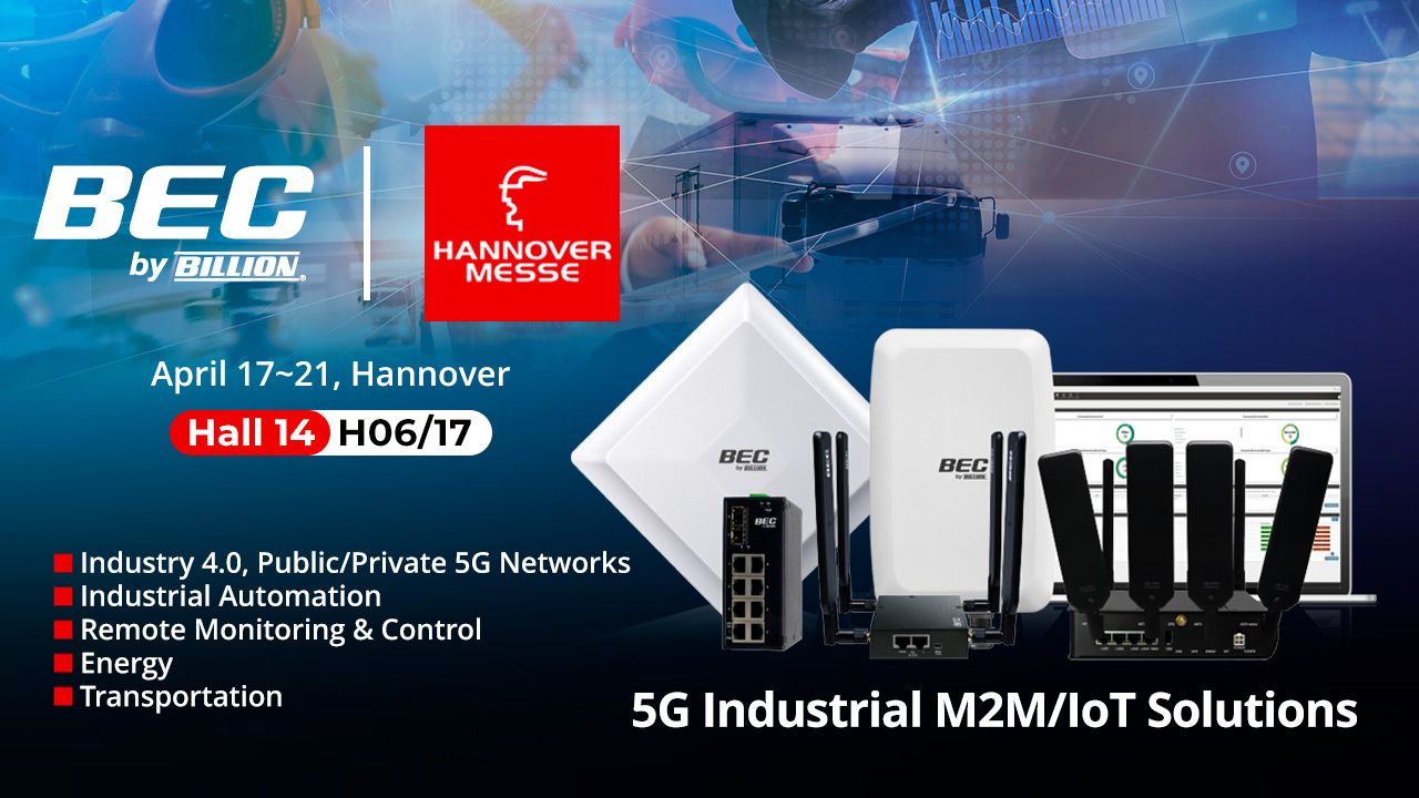 Billion Unveils Industrial Networking Solutions at Hannover Messe