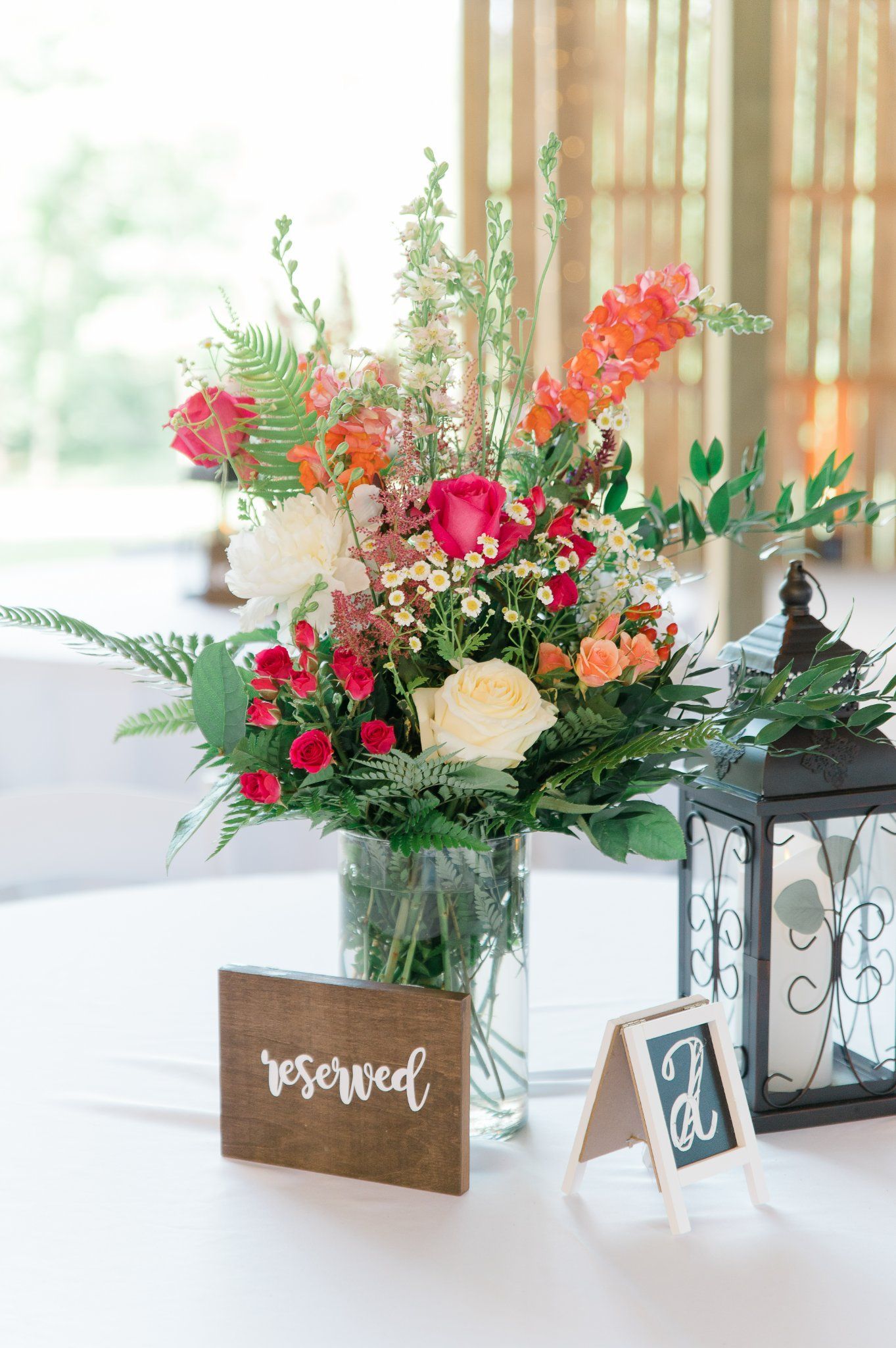 The Miller Barn Ripley WV Summer Reserved Table Decor
