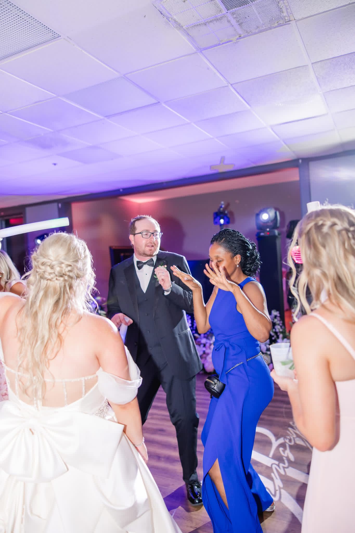 Wedding Planning Charleston WV dancing on dance floor at Fincastle Country Club Bluefield VA