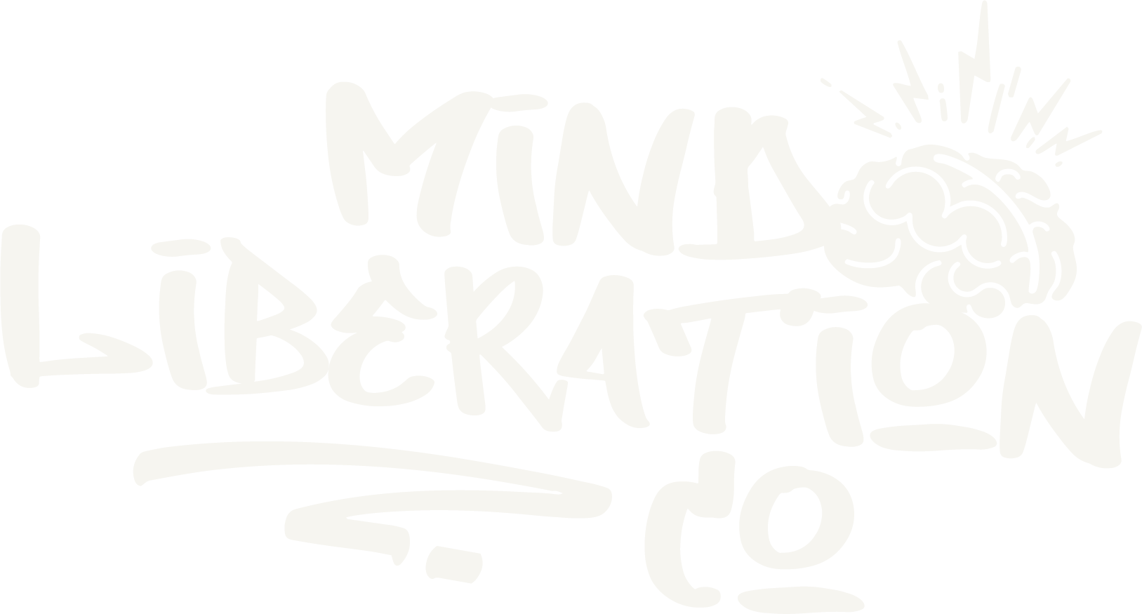 White logo: