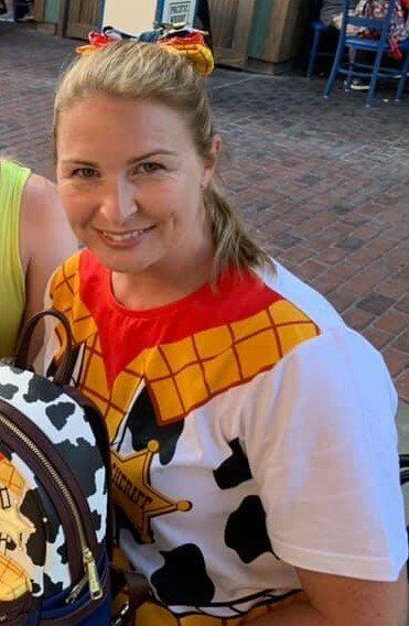 Disney Bounding as Woody at Disneyland for Halloween