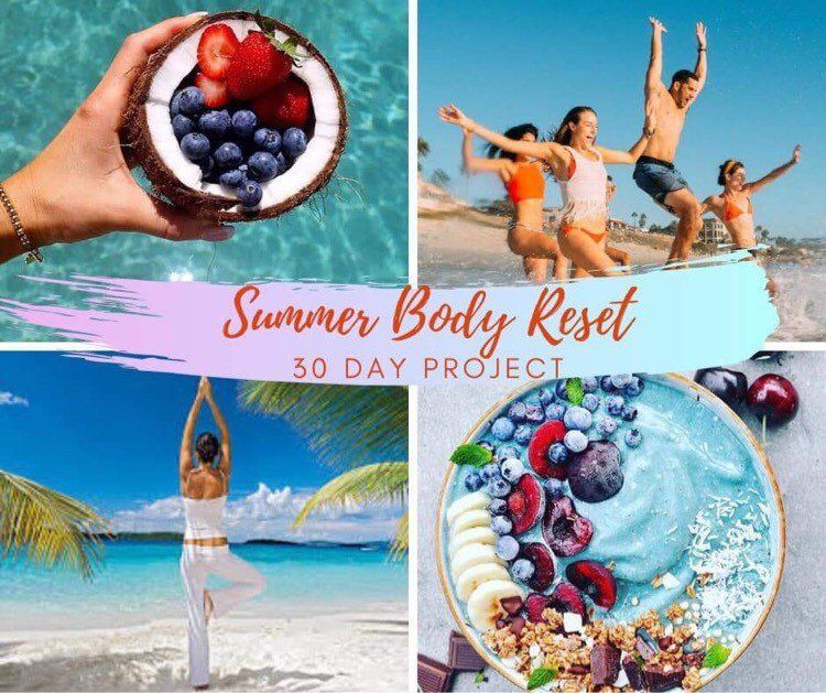 Summer Body Reset flyer received in my inbox