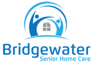 Bridgewater Senior Home Care logo with blue figures and a house icon