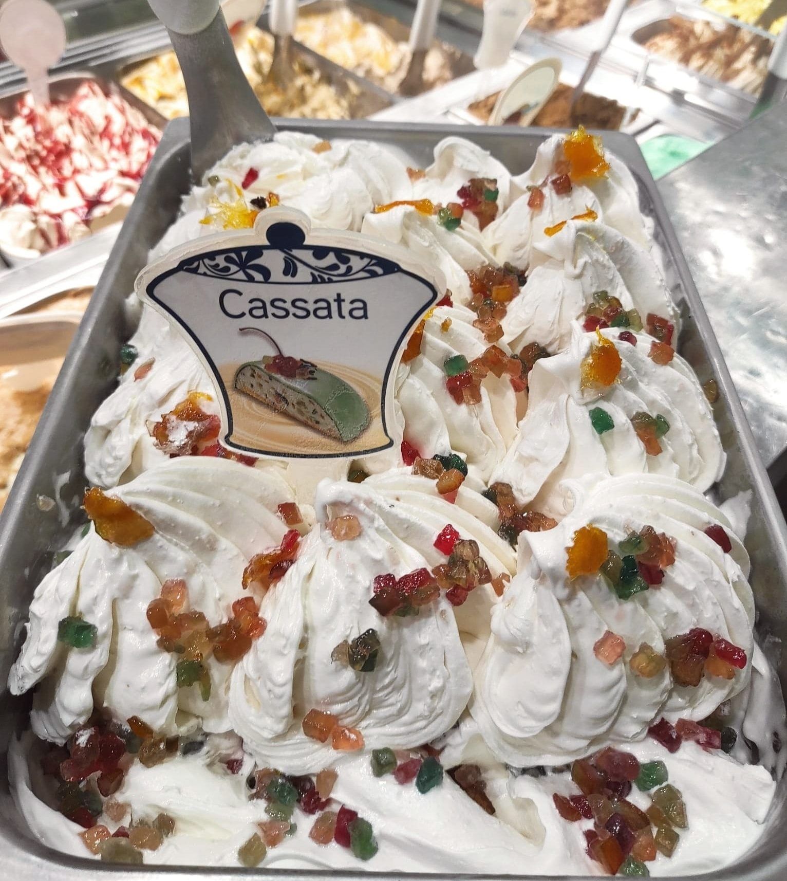 gelato gusto cassata