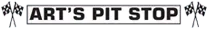 A sign that says ' art 's pit stop ' on it