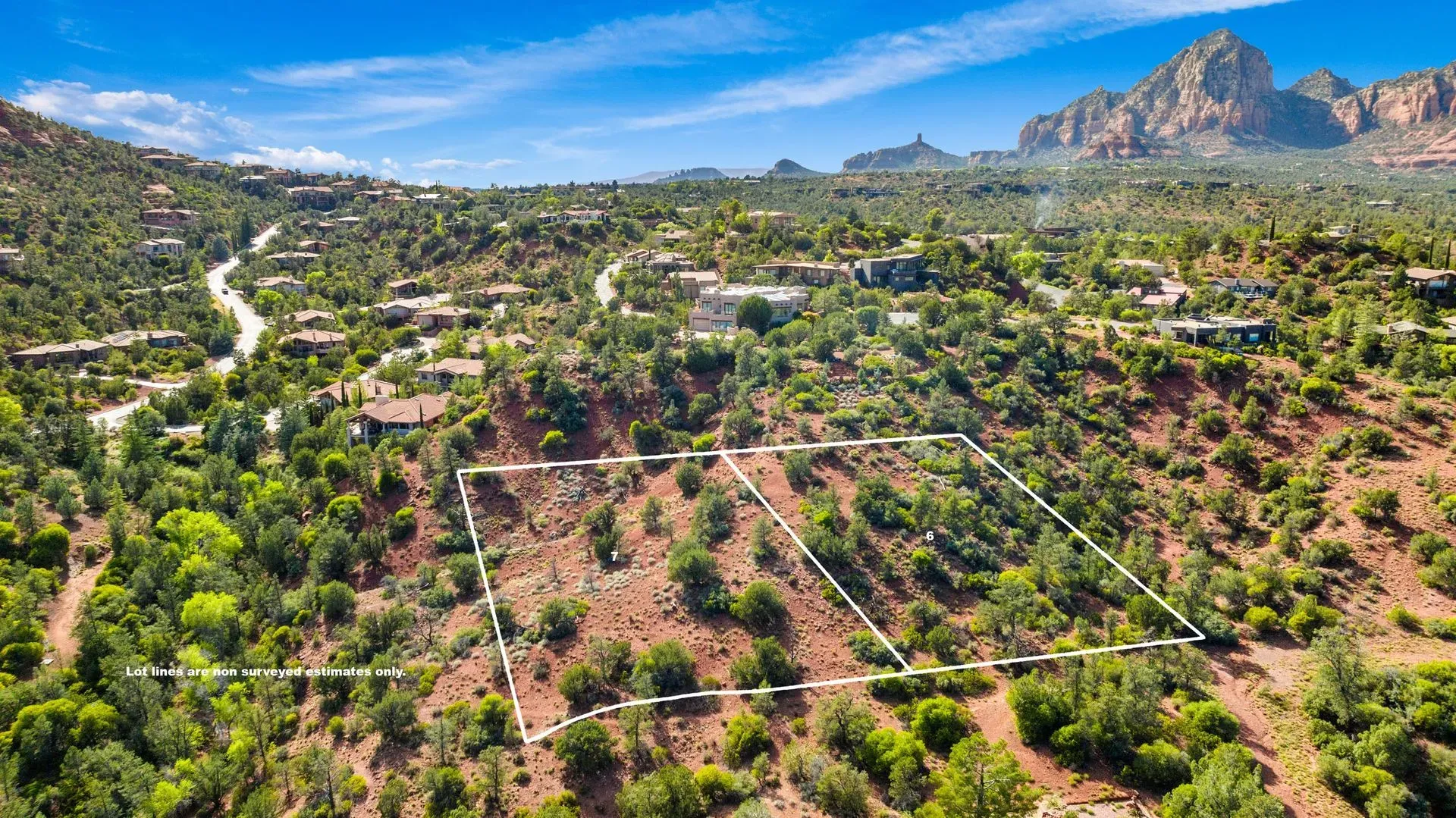 Aerial Lot Lines 6-7