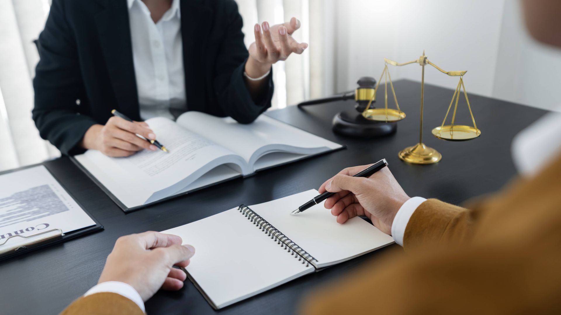 Lawyers Are Discussing About Legal Provision