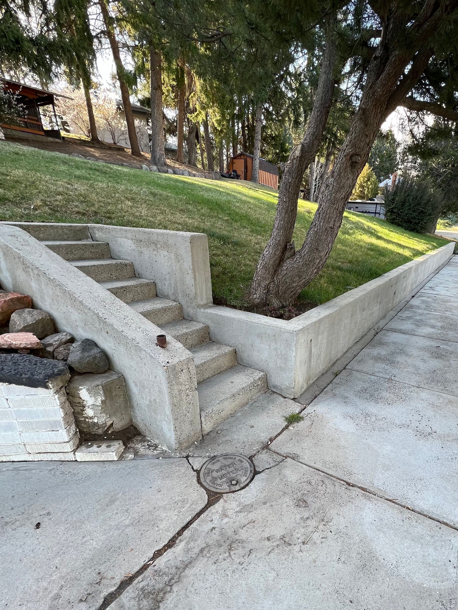 power washing concrete driveway