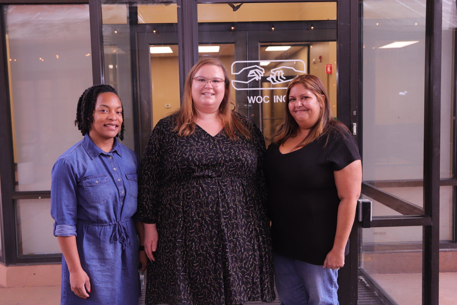 three women in office