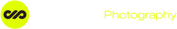 Logo with yellow circle, black symbol, and light green text 