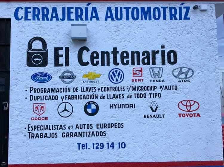 CERRAJERIA AUTOMOTRIZ EL CENTENARIO