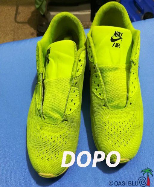 scarpe dopo il trattamento