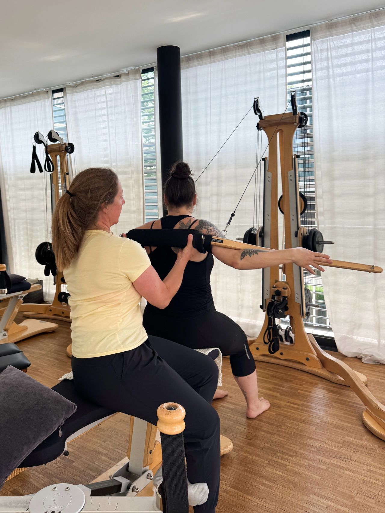 Das Team der Arztpraxis Seeblick beim Sport