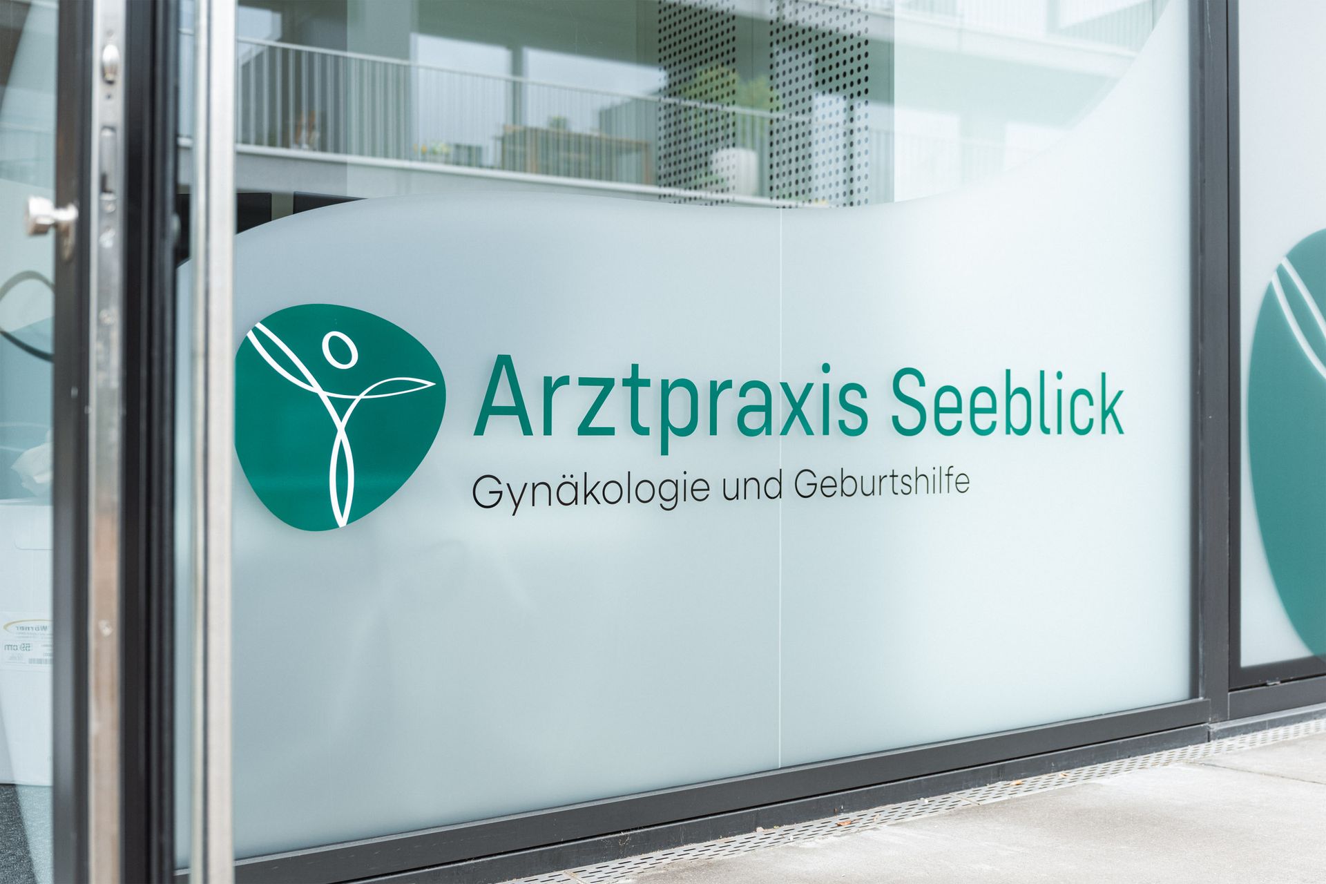 Entrance area of the Seeblick medical practice