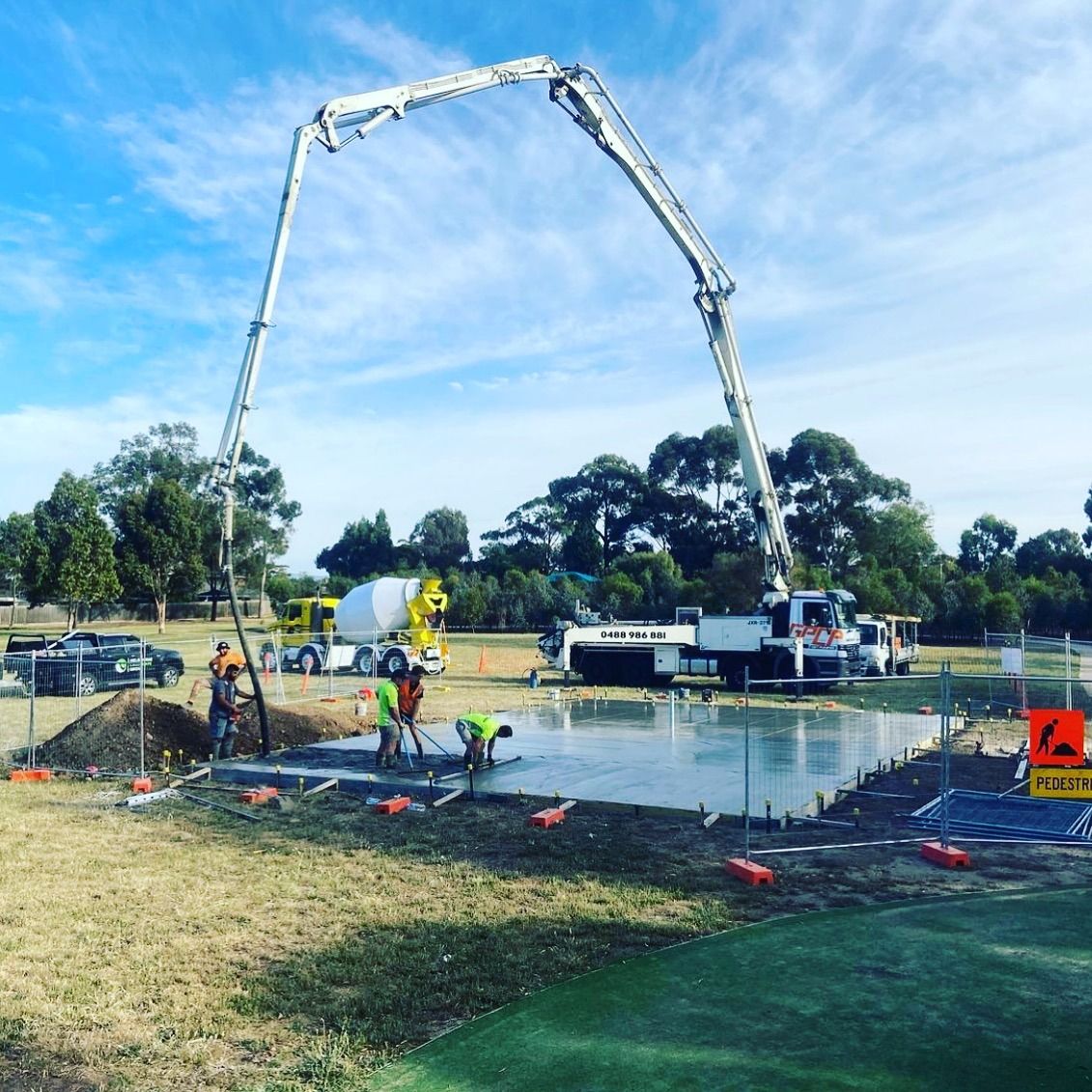 Commercial concrete pumping | Melbourne