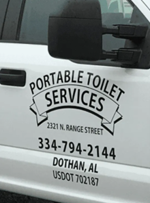 Portable Toilet Services Truck | Dothan, AL | Portable Toilet Services Portable Toilet Services Truck | Dothan, AL | Portable Toilet Services