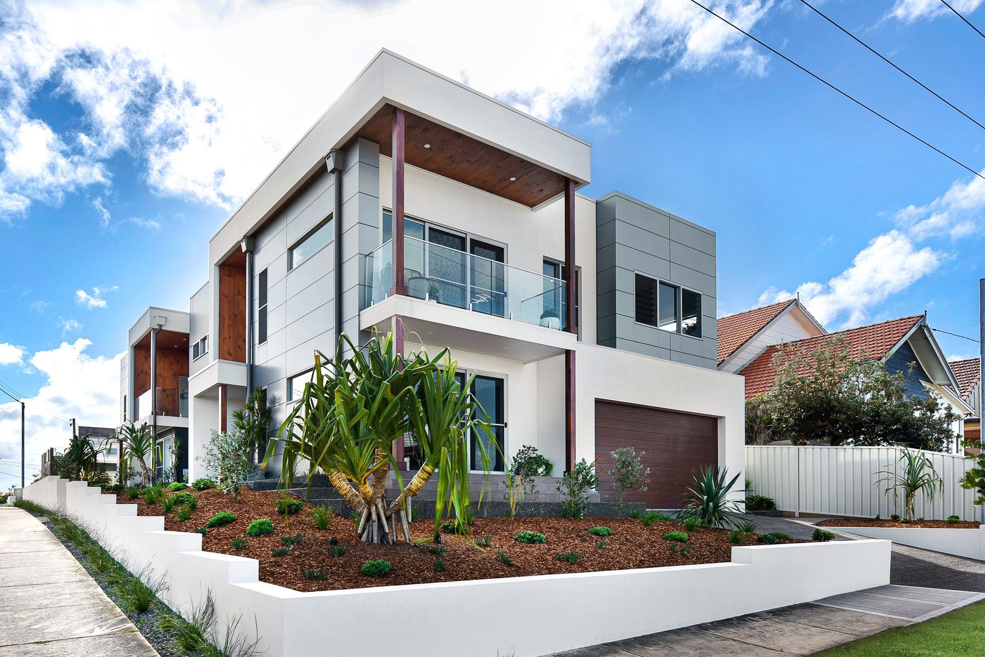 House front facade design Newcastle