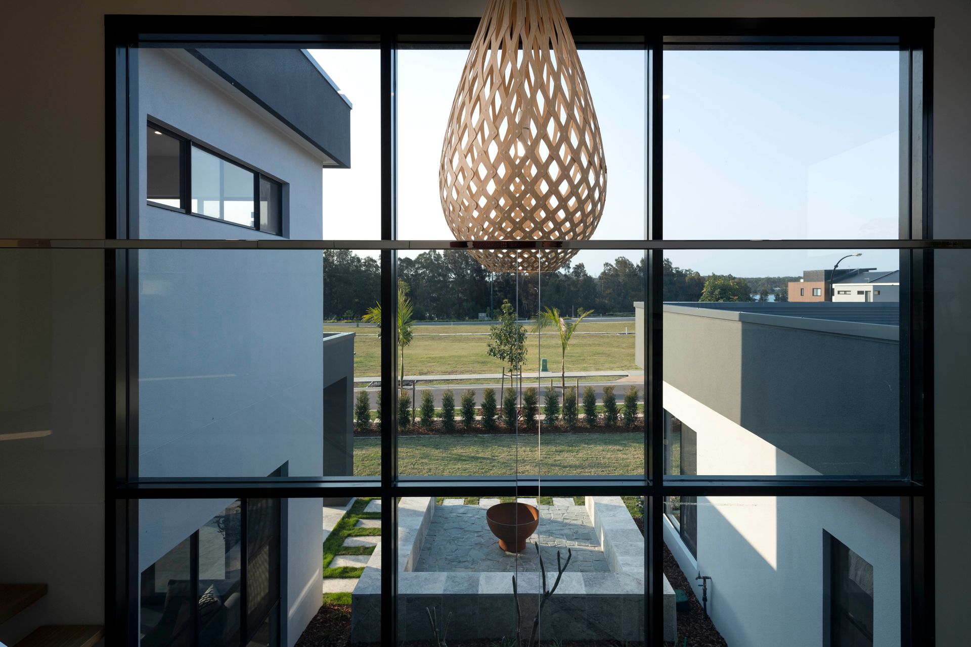 Window of lake speculative home