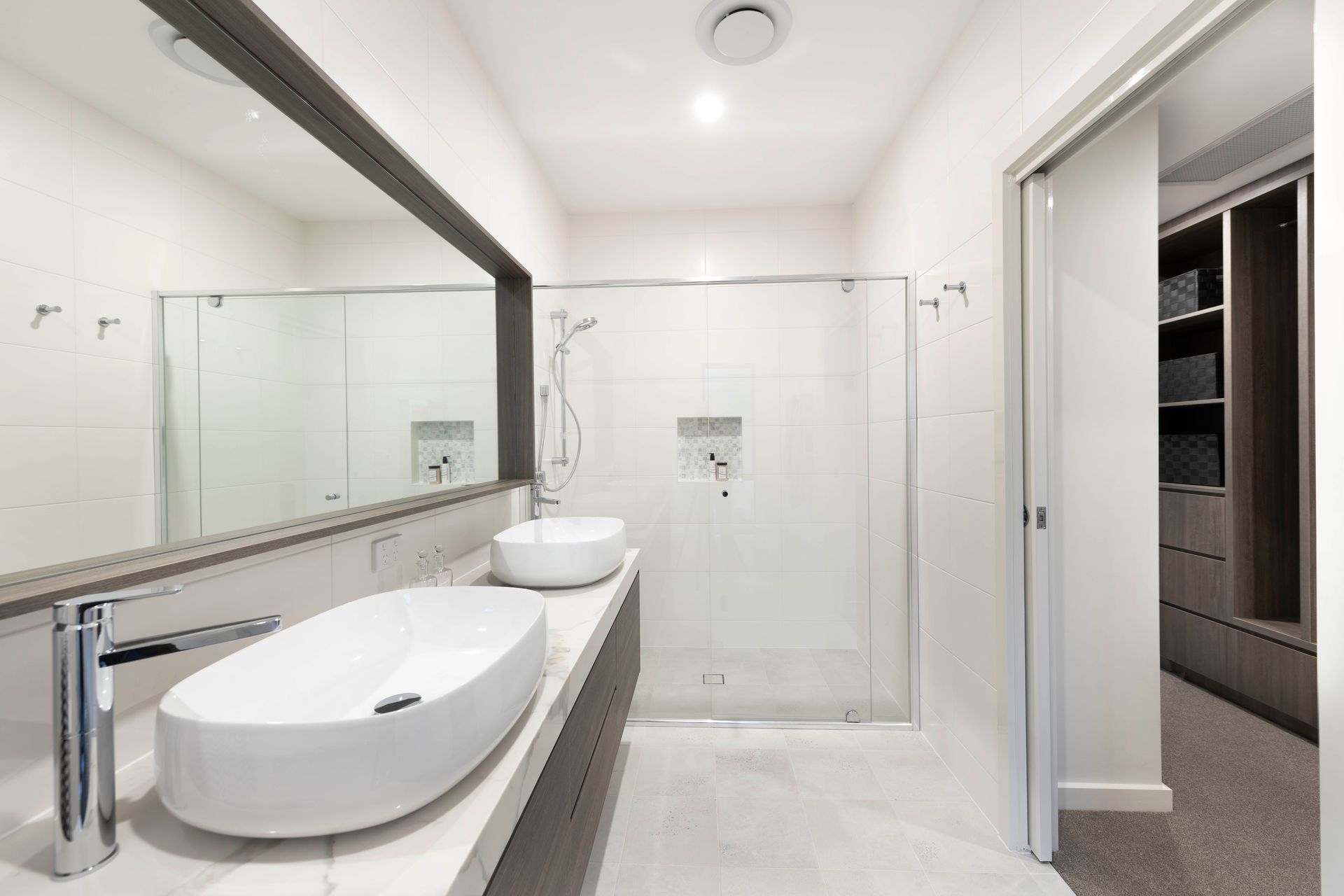 Bathroom of lake speculative home
