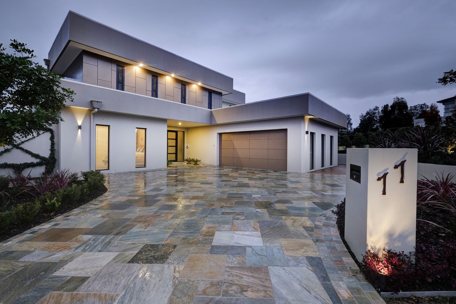 House front facade design Hunter Valley