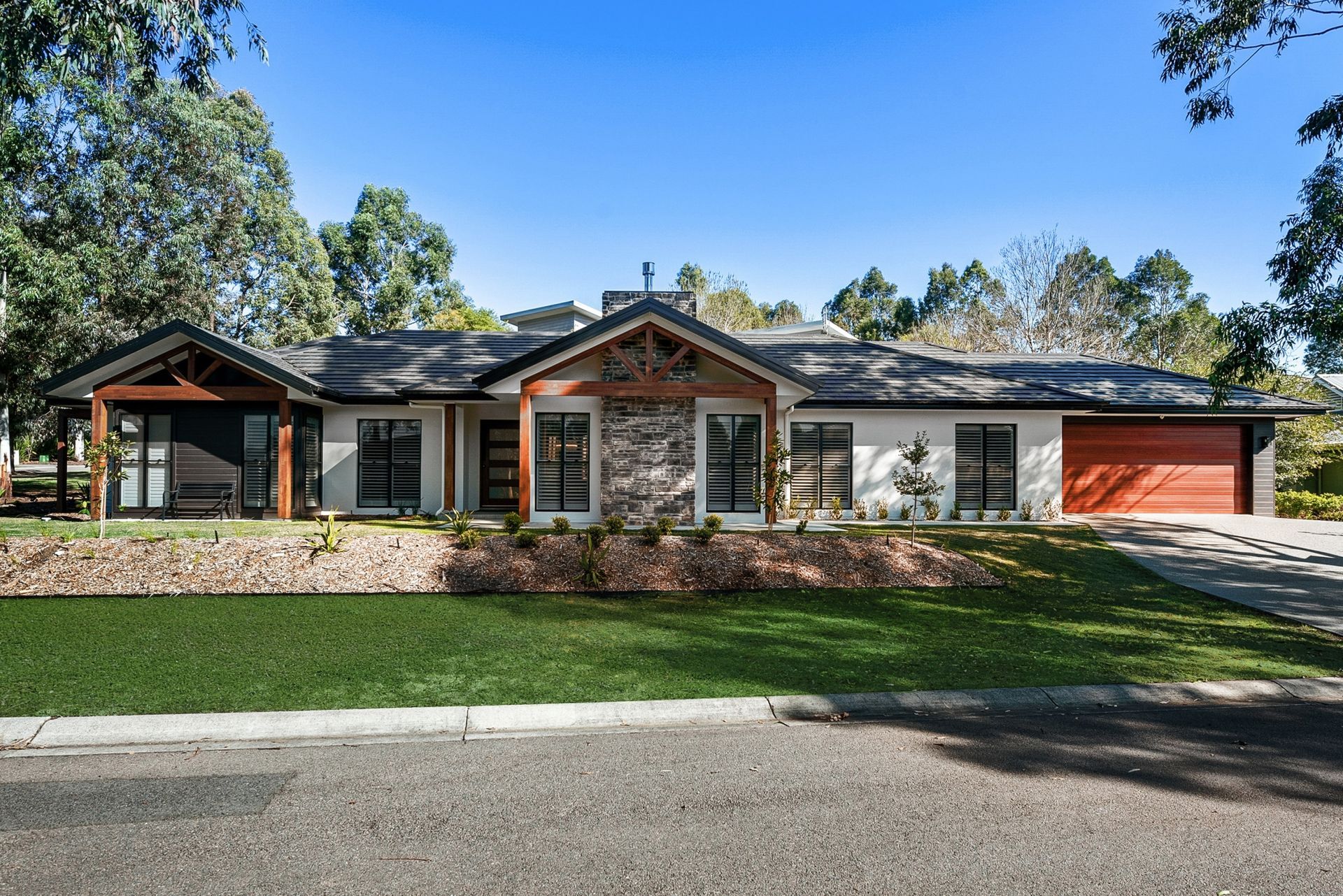 Hunter Valley front facade lodge dsign