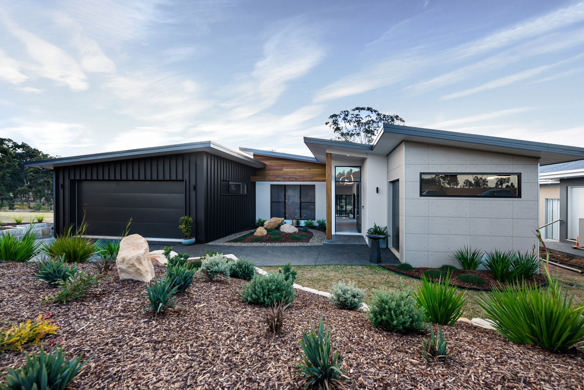 Yarrum designer homes exterior facade of house