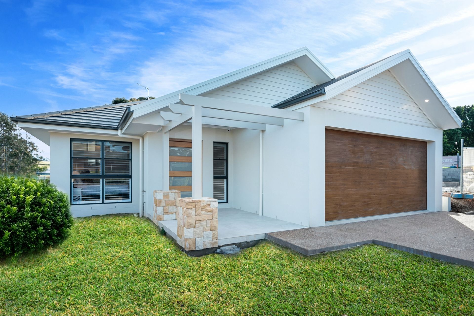 Front house facade design