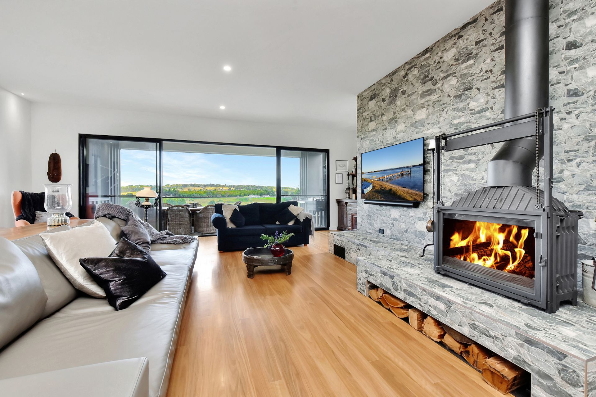 Living room of Panorama House