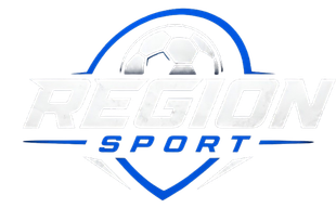 Logotipo azul y blanco de