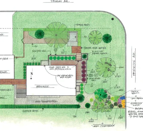 2D and 3D landscape design services in Loretto MN visualizing outdoor spaces before installation with detailed planning