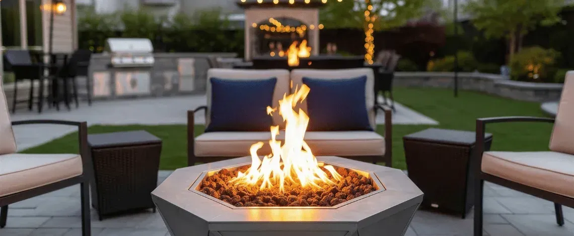 Built-In Fire Pits & Custom Fire Features in Minneapolis: Design Ideas, Costs & What to Know Before You Build