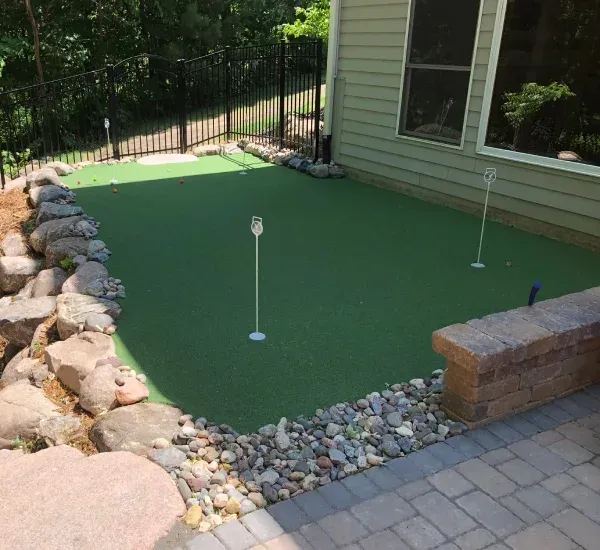 Outdoor entertainment space design in Loretto MN creating functional and stylish backyard areas for gatherings and relaxation