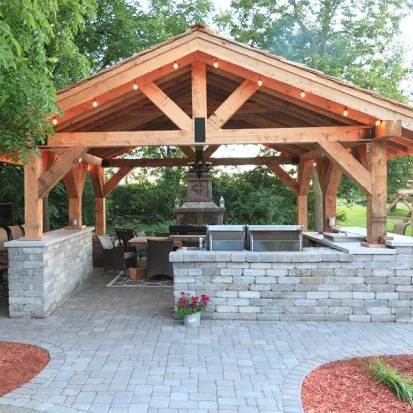 Outdoor landscape upgrades in Mound improving residential yards with professional design installation and finishing work